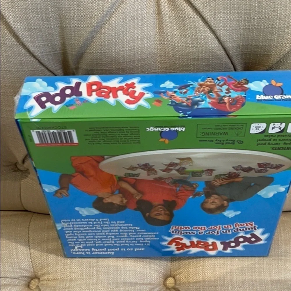 NWT Blue Orange Pool Party Game Ages 6+